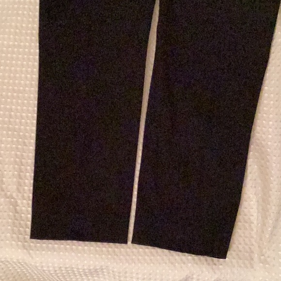 NWOT J.Crew black city fit ankle length flat front stretch pants # 8. - Picture 4 of 9
